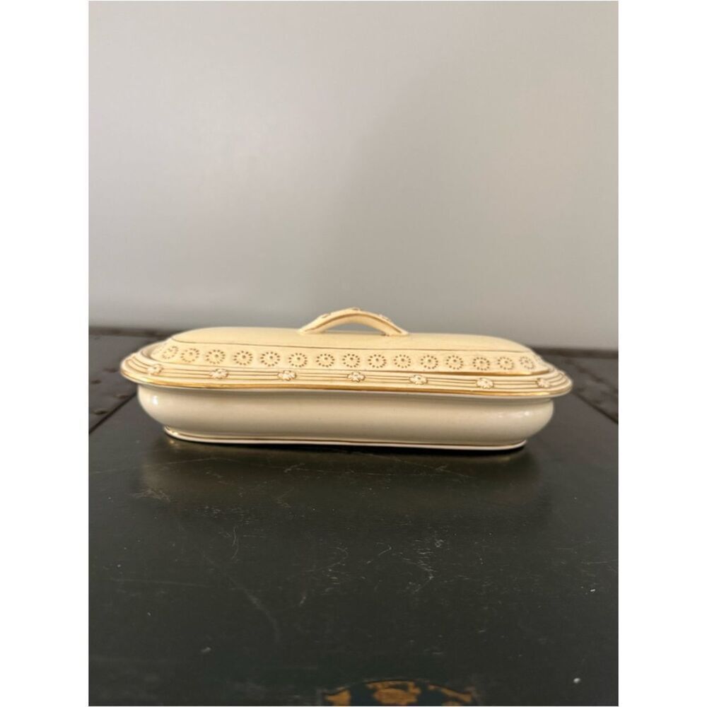 Antique 19th Century English Victorian Porcelain Cutthroat Razor/Toothbrush Tray